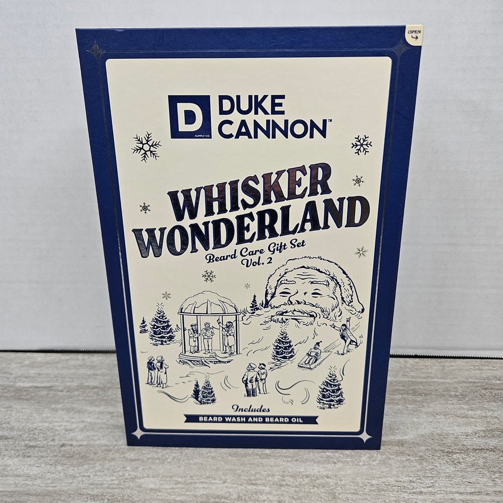 Duke Cannon Whisker Wonderland Beard Care‎ Gift Set Vol 2 Beard Wash Oil